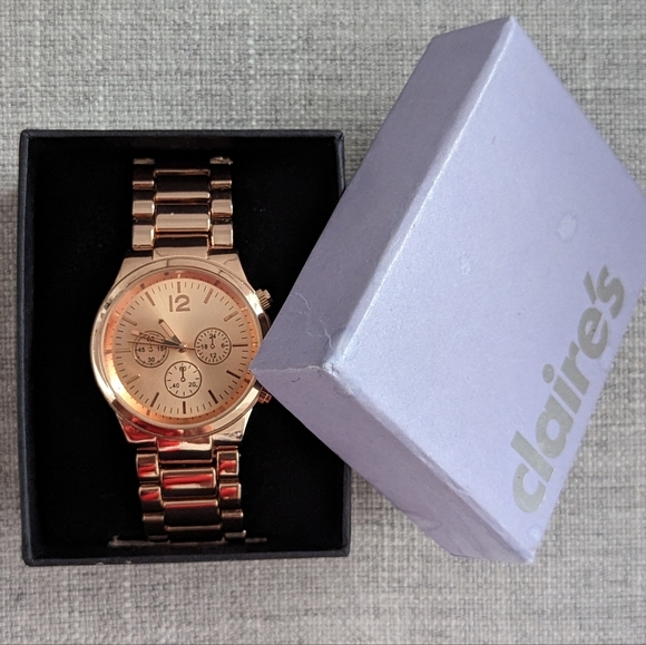 Rose Gold Watch By Claire's - Picture 5 of 11